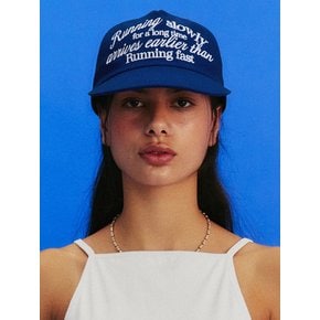 RUNNING SLOWLY COTTON CAP_NAVY