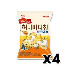 해태 허니버터칩 콰트로치즈맛 봉지스낵 55g x 4개