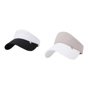 (421F1CP102) 26S/S 여성 입체로고 밴딩 썬바이저