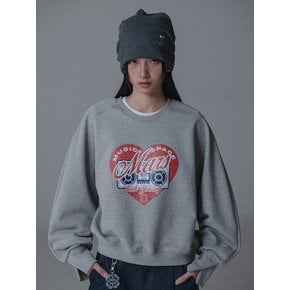 HEART SWEATSHIRT_GRAY