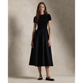여성 스웨터 보디스 숏 슬리브 드레스(WMPODRSNFA20722001)
