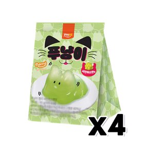 샤인푸냥이 샤인머스캣맛 푸딩젤리 디저트간식 90g x 4개