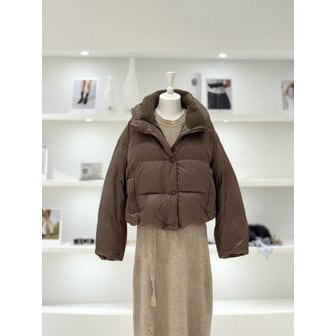 듀엘 [여주점] 여성 니트넥 숏 덕다운 점퍼 (L261PSG004)