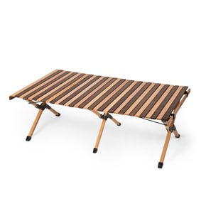 코베아 벨로 우드 롤 테이블 L 접이식 테이블 야외 캠핑용품