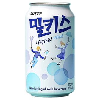  롯데 밀키스 340ml x 24캔