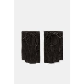 ZARA 자라 우먼 100% 스웨이드 레더 퍼포레이티드 밋턴 브라운 1023273700 1023273 1428845