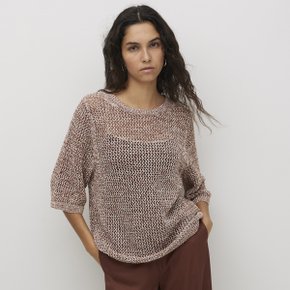 Cotton Linen Blend Knit OXID ECRU