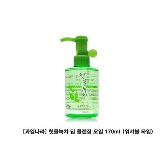  클렌징오일 첫물녹차 클렌징크림 폼클렌렌징 170ml 워셔블 과일나라 클렌징 클렌징폼 오일 타입 클렌징로션 딥