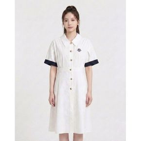 소매배색 반팔카라원피스 RB25WOA024Z_P391222096