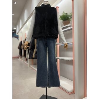 잇미샤 [여주점] 여성 하이넥 페이크 퍼 베스트(ITPCYFV890)