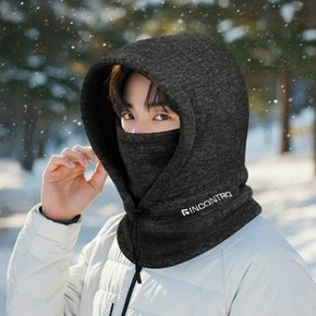 멜란지 김서림방지 이중 후드넥워머