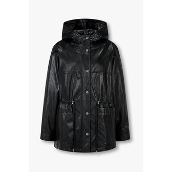 VOV [부산점] 보브)) 신세틱 레더 후디드 점퍼 (7126120504)