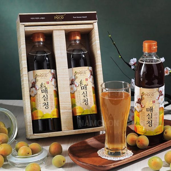 황매실로 숙성시킨 순매실청 세트 (900ml x 2입)