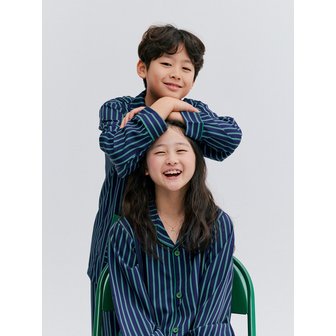 엠엠즈 26 s/s Silk Fit Heritage Kids Long-Sleeved Pajamas Set