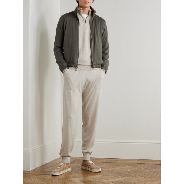 탭튼 슬림핏 메리노 울 하프 집 스웨터 46376663162947935