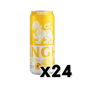 싱하 레몬소다 제로칼로리 탄산캔음료 330ml x 24개