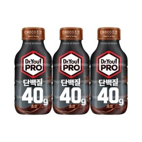 오리온 닥터유 프로 단백질 드링크 40g 초코 350ml x 3개