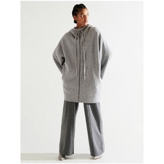 LE CASHMERE Cashmere Pancho (Gray)_D5CAW24001GYX