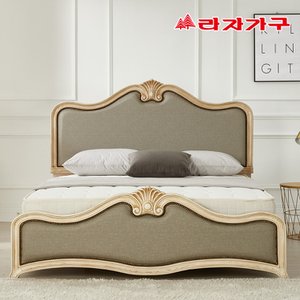 라자가구 엔틱 네이처 이지클론 퀸 침대+본넬매트리스