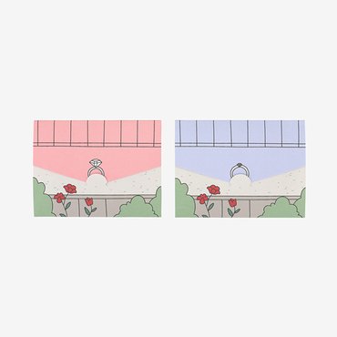 데일리라이크 미니 폴딩 카드 - 01 웨딩