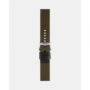 티쏘 공식 패브릭 스트랩 러그 22mm - 카키  블랙 7230323