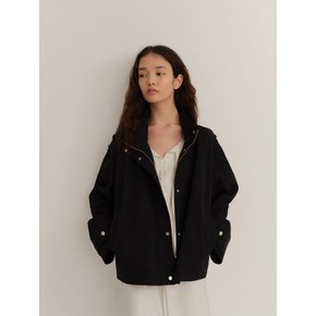 Sand Crop Snap Jacket (Navy)