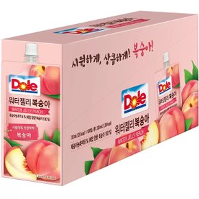 Dole 워터젤리 130ml x 20개 복숭아맛