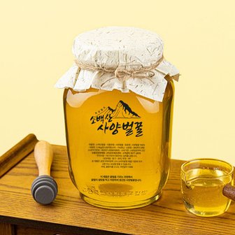  [작심밀도] 소백산 잡화(야생화) 사양벌꿀 세트 2.4kg x 2개 / 고급부직포가방