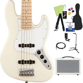  일본 펜더 재즈베이스 Squier by Fender Affinity Jazz Bass V 올림픽 화이트 5현 베이스 초보자