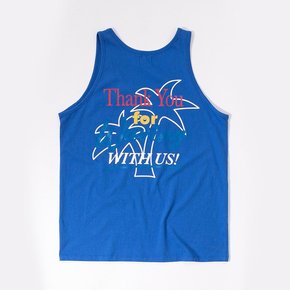 [빅웨이브] THANK YOU PALM TREE SLEEVELESS (MIDNIGHT BLUE)