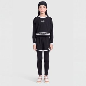 힙 매쉬 래쉬가드 SET_QCET21631BK