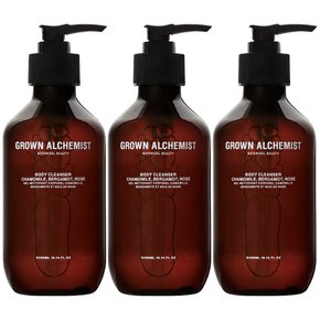 Grown Alchemist 그로운 알케미스트 바디클렌저 300ml 3개 Bergamot Chamomile Rose