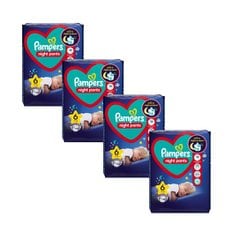 팸퍼스 유럽산 팸퍼스 나이트 팬티형 기저귀 3 4 5 6 단계 pampers 바우처 나이트 팬티_6단계_4팩(76p)