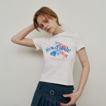 레이브 NEWSFLASH Grahpic T-shirt VW5ME613_3color