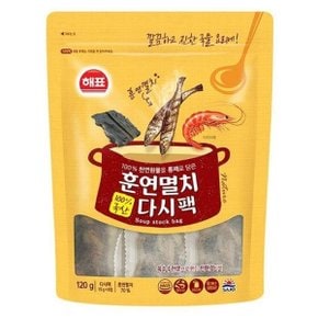 훈연멸치 사조 다시팩 120g