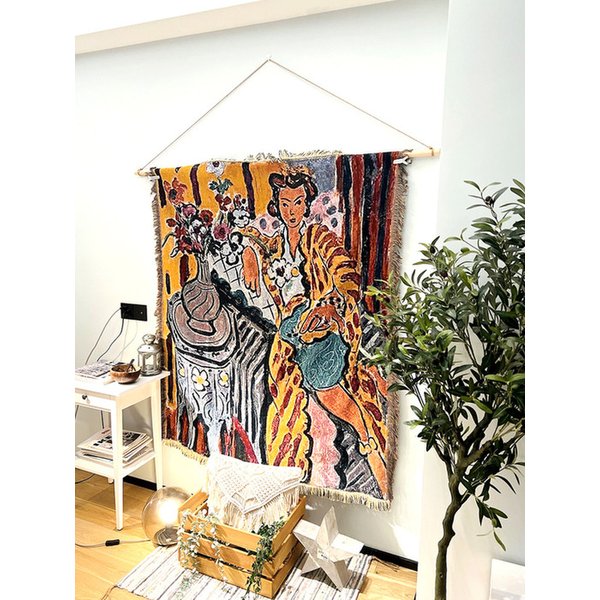 앙리 마티스 노란옷의 오달리스크 코튼 블랭킷