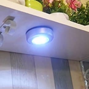 미니 터치 전등 주방 싱크대 화장실 led 붙이는 무선 라이트