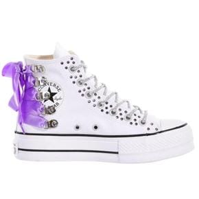 스니커즈 3145 CONVERSE PLATFORM CORSET SWAROVSKI White