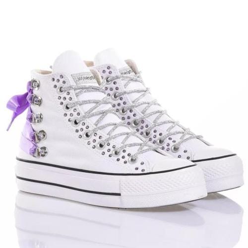 컨버스 스니커즈 3145 CONVERSE PLATFORM CORSET SWAROVSKI White