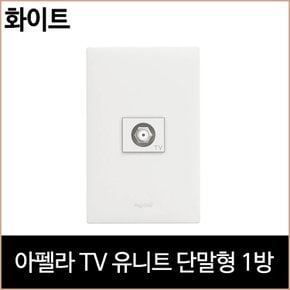 아펠라 TV 유니트 단말형 1방 화이트 르그랑