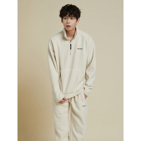 [LES DEUX] DUNCAN PILE HALF-ZIP SWEATSHIRT_M228CTS721M