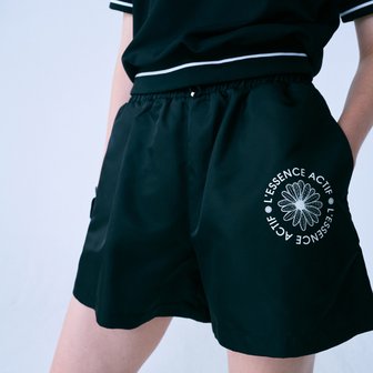 Mardi Mercredi Actif [마르디메크르디악티프]GABARDINE SHORTS_BLACK IVORY/AFK31VSP002BKIV