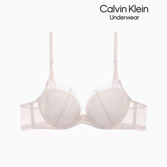 Calvin Klein Underwear 여성 CK 블랙 브라이덜 AF 라이틀리 라인드 플런지 브라(QF7751AD-K6L)