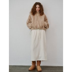 Corduroy skirt (Ivory)