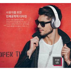 FOR LG LCA-AHS01 접이식 헤드폰 유선 스테레오 PC 컴퓨터 노트북 고음질 마이크 추천 음악