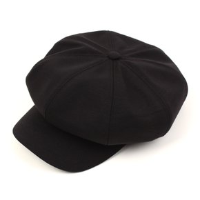 Wool Black Newsboy Cap