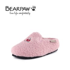 베어파우(BEARPAW) 아동(kids) MINDY BEAR KIDS 뽀글이 뮬 슬리퍼 핑크(K818079ND)