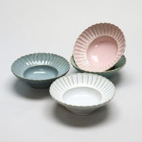 폰다코 스칼롭 라운드볼 22cm 색상 택 1 (아쿠아/화이트/그레이/핑크)