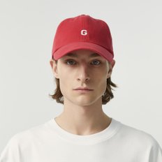 [여주점] SMALL G LOGO BALL CAP-RED