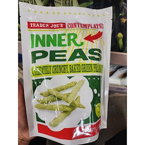 트레이더조 이너 피스 크런치 베이크드 완두콩 스낵 Trader Joes Inner Peas 93g 4개